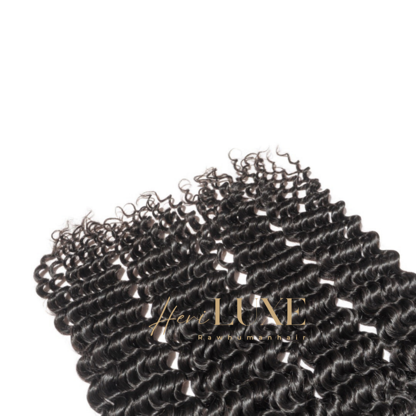 100% raw human hair bundle- deep wave price starts from a single bundle