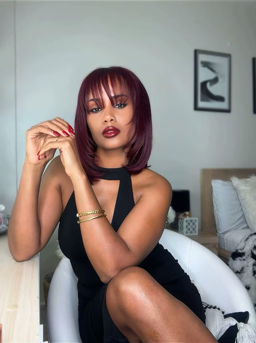 100% human hair Bob laced wig