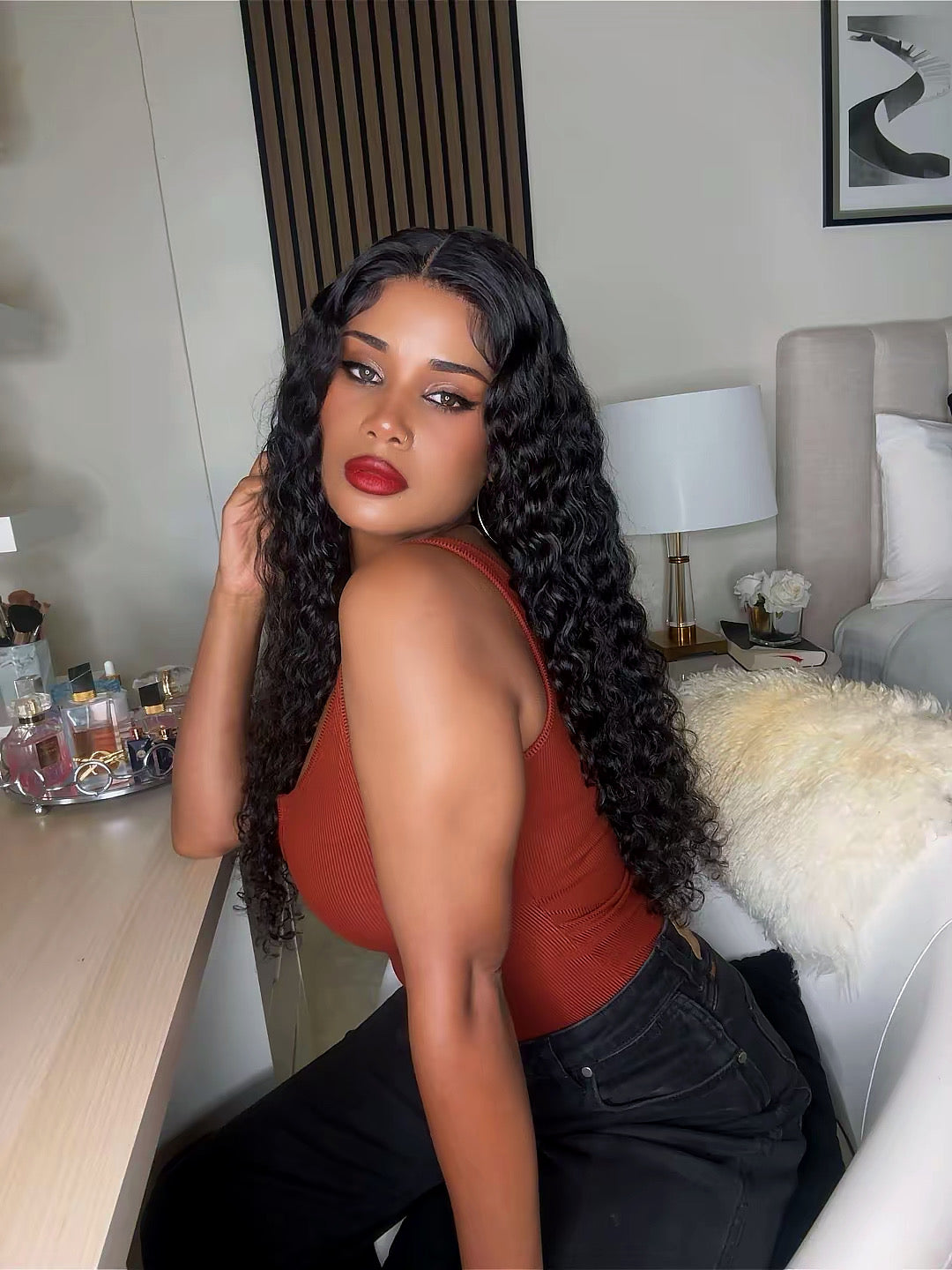 Brazilian curls 5x5 HD lace 100% human hair