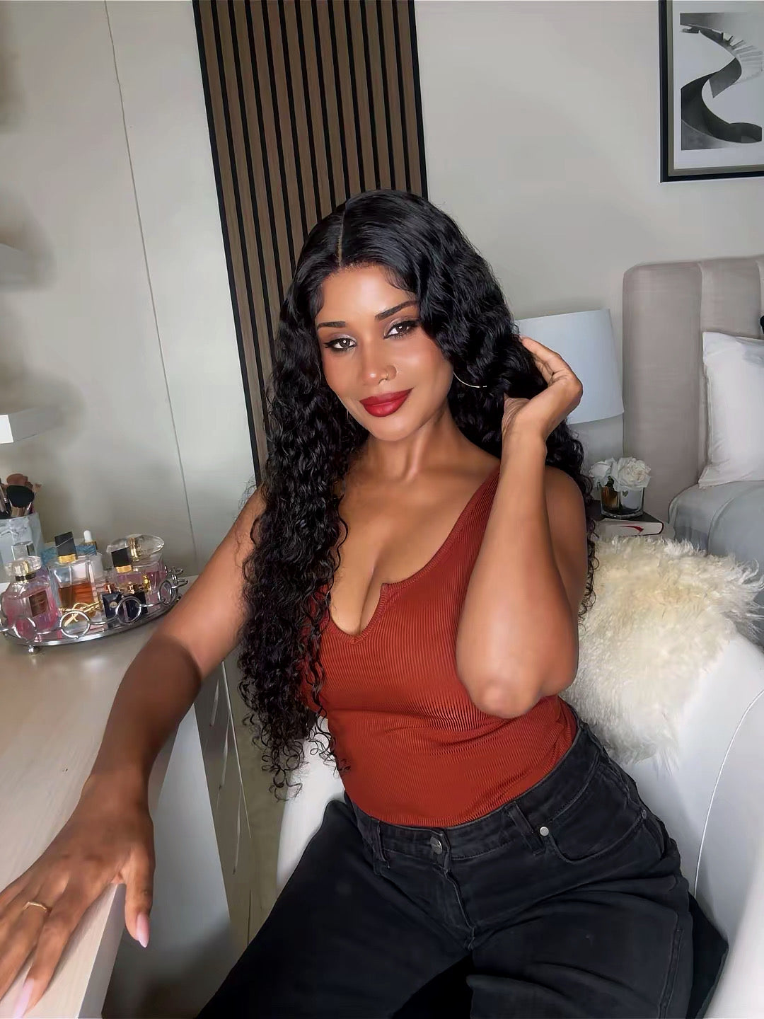 Brazilian curls 5x5 HD lace 100% human hair
