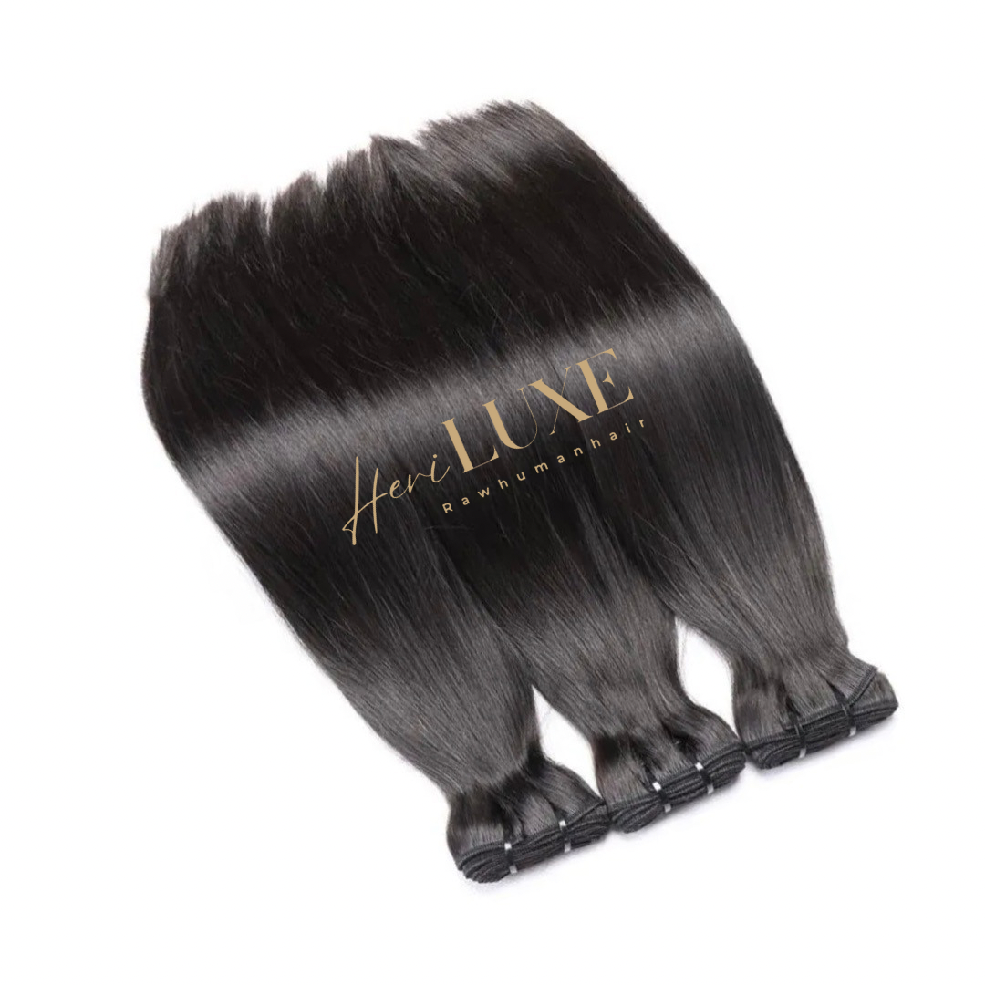 100% raw human hair bundle-Straight price starts from a single bundle