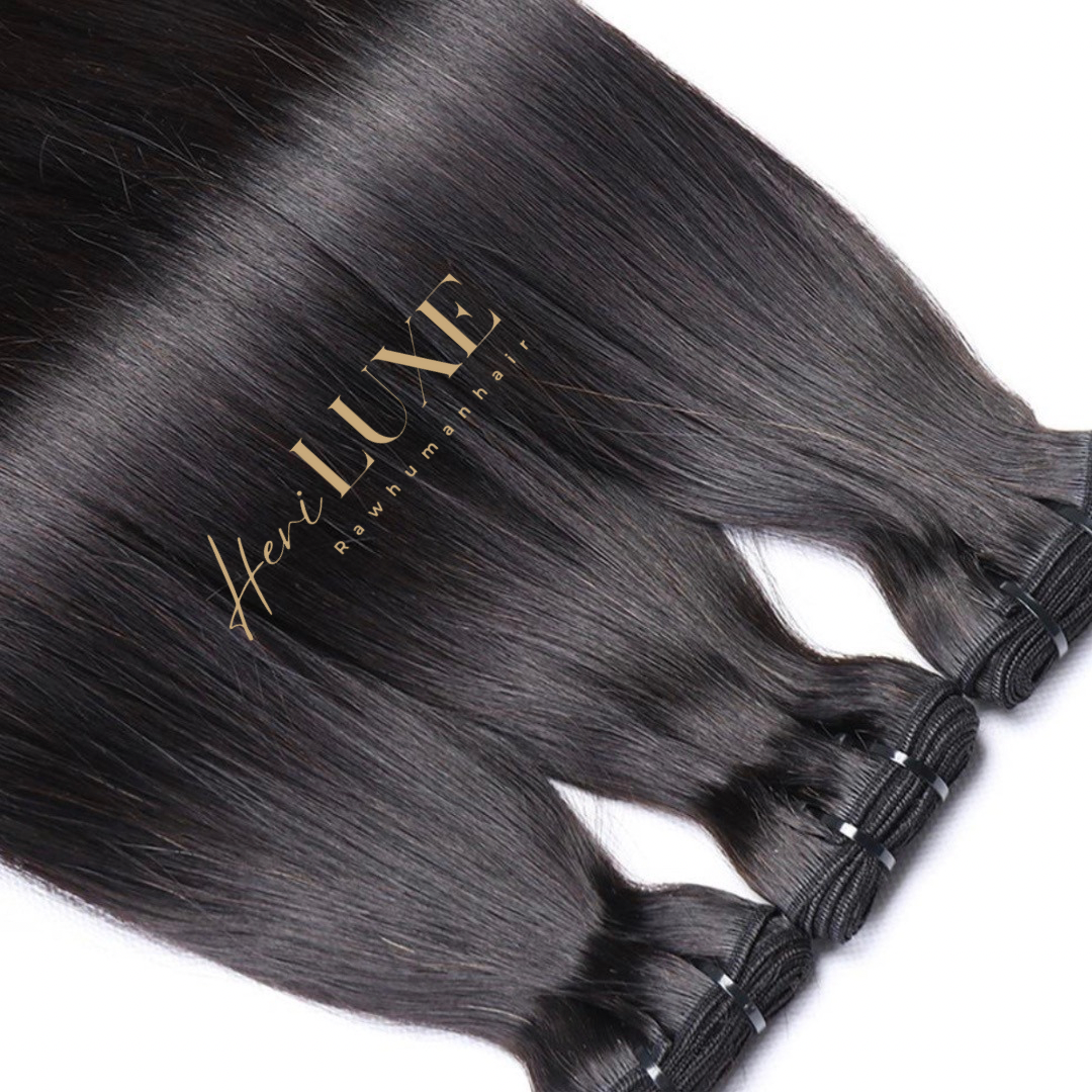 100% raw human hair bundle-Straight price starts from a single bundle