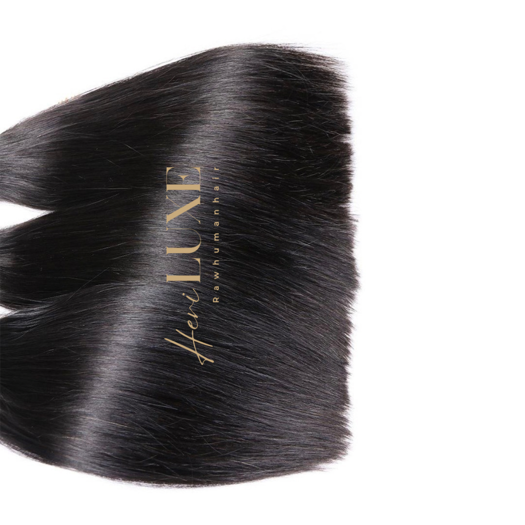 100% raw human hair bundle-Straight price starts from a single bundle