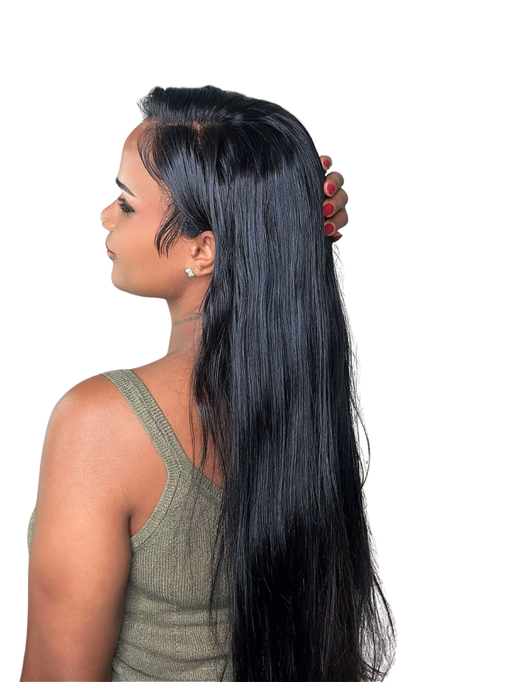 100% raw human hair wig HD lace 13x4 - Straight
