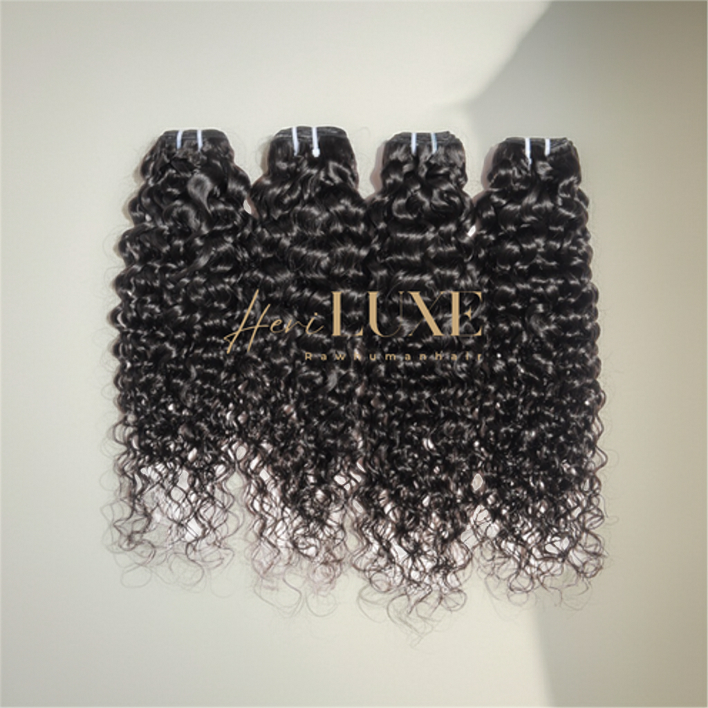 100% raw human hair bundle- deep wave price starts from a single bundle